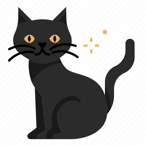 Cat, pet, animal, belief, badluck, superstition, black cat icon - Download on Iconfinder