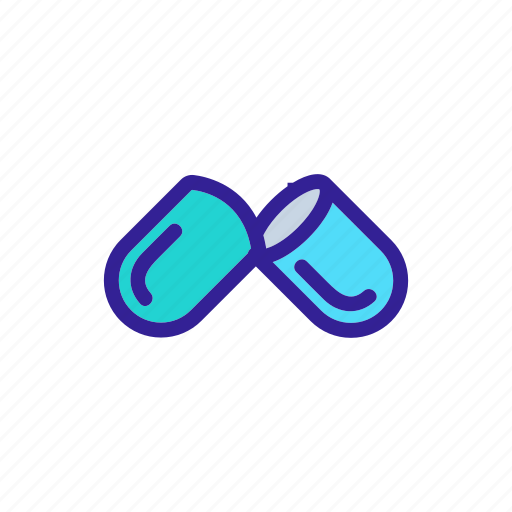 Capsule, contour, medicine, supplements, tablet icon - Download on Iconfinder