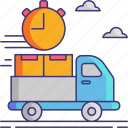 express, shipping, truck, transportation
