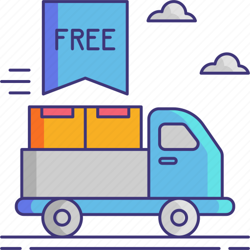 Free, shipping, logistic, truck icon - Download on Iconfinder