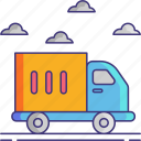 transportation, truck, delivery, cargo