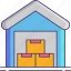 warehouse, storehouse, package, storage 