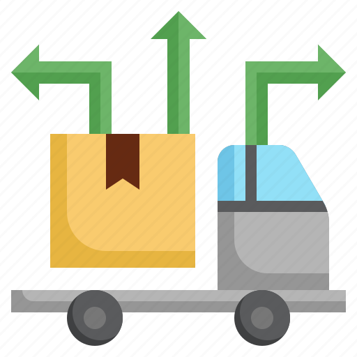 Supply, chain, logistic, flow, organized, transportation icon - Download on Iconfinder