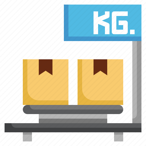 Supply, chain, logistic, weight, scale, box icon - Download on Iconfinder
