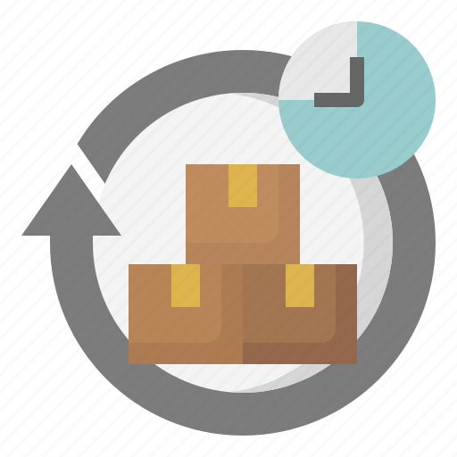 On, time, shipping, supply, chain, management, inventory icon - Download on Iconfinder
