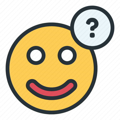 Ask, emoji, question icon - Download on Iconfinder