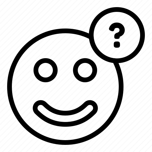 Ask, emoji icon - Download on Iconfinder on Iconfinder