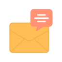 mail, message, chat, letter