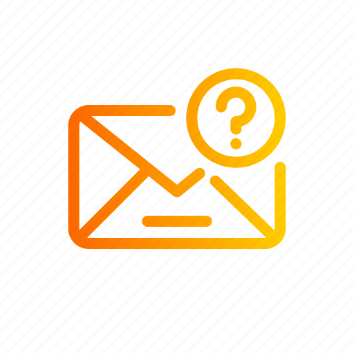 Letter, email, emailing, question, mark, faq icon - Download on Iconfinder