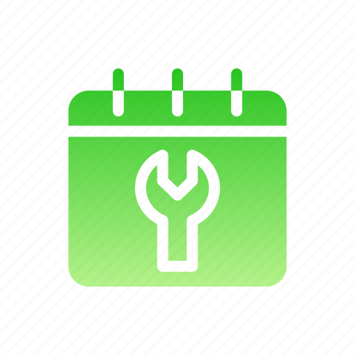 Calendar, technical, support, wrench, time, service icon - Download on Iconfinder