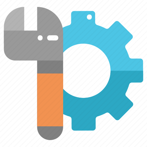 Cogwheel, gear, maintenance, repair, service, tools, wrench icon - Download on Iconfinder