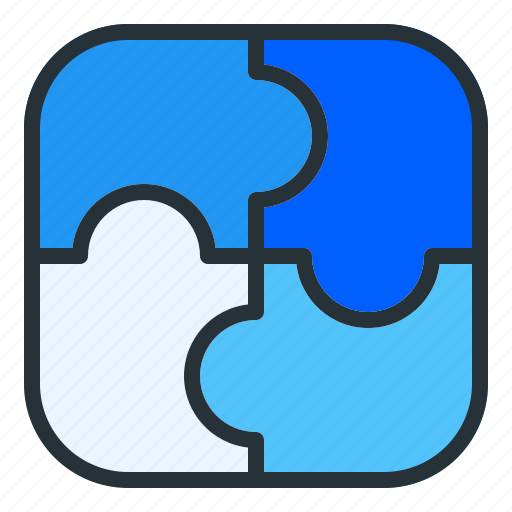 Puzzle, jigsaw, shape, grid, creative, idea icon - Download on Iconfinder