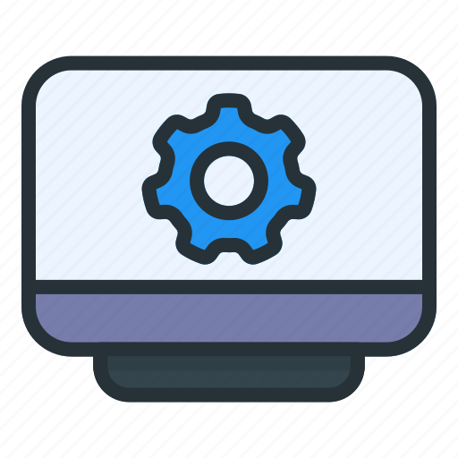 Desktop, setting, gear, settings, options icon - Download on Iconfinder