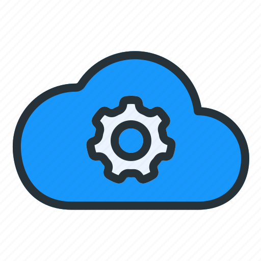 Cloud, setting, weather, forecast, gear icon - Download on Iconfinder