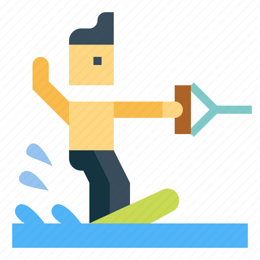 Water, skiing, sports, summertime, compilation, extreme icon - Download on Iconfinder