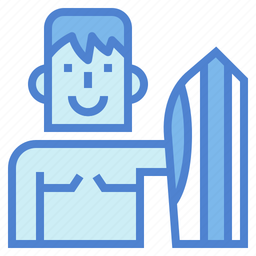 Man, surfer, people, equipment, avatar icon - Download on Iconfinder