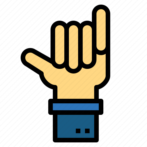 Shaka, surfer, hand, gesture, surf icon - Download on Iconfinder