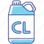 chemical detergent, chlorine disinfectant, chlorine disinfectant icon, cleaning product 