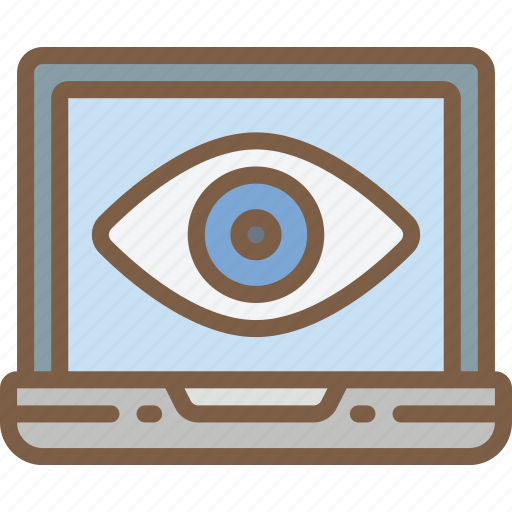Laptop, security, surveillance icon - Download on Iconfinder
