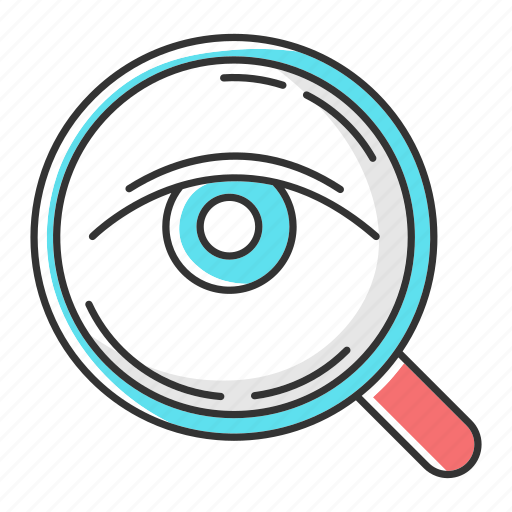 Analysis, evaluation, glass, magnifier, magnifying, observation, survey icon - Download on Iconfinder