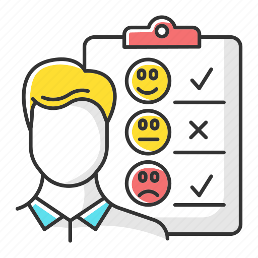 Emotional, interview, personal, questionnaire, rating, review, survey icon - Download on Iconfinder