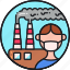 air, pollution, contamination, environment, factory, mask, protection 