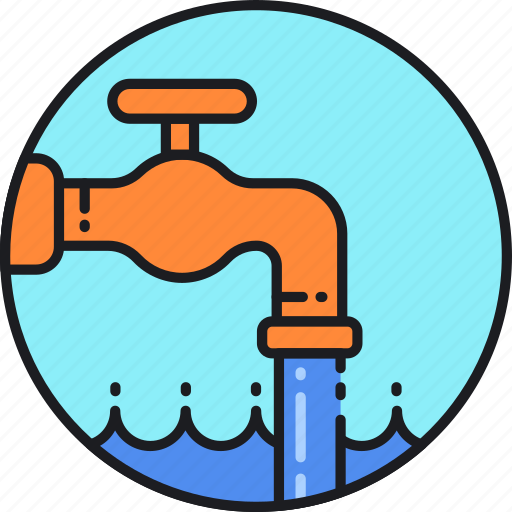 Clean, water, faucet, pipeline, plant, treatment, wastewater icon - Download on Iconfinder