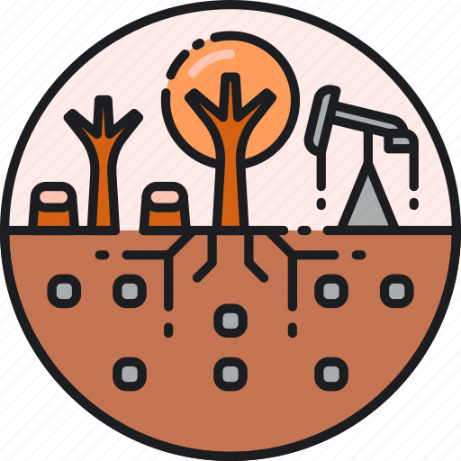 Exhaustion, land, resources, deforestation, environment, nature, soil icon - Download on Iconfinder