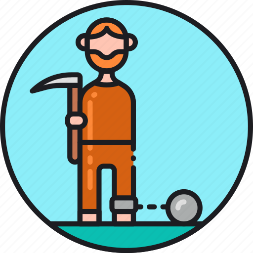 Forced, labor, human trafficking, labour, slave, slavery icon - Download on Iconfinder