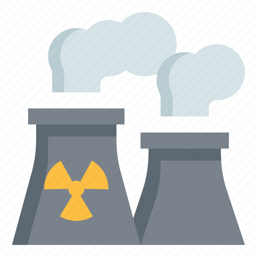 Nuclear, factory, plant, chimney, eco, nature, ecology icon - Download on Iconfinder