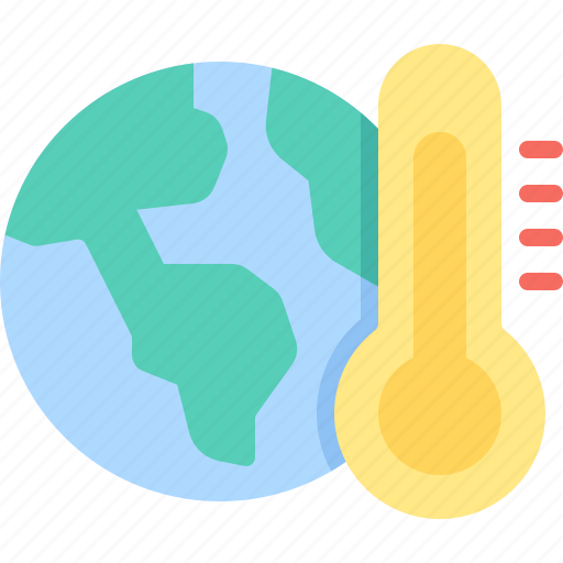 Climate, change, global, warming, thermometer, temperature, earth icon - Download on Iconfinder