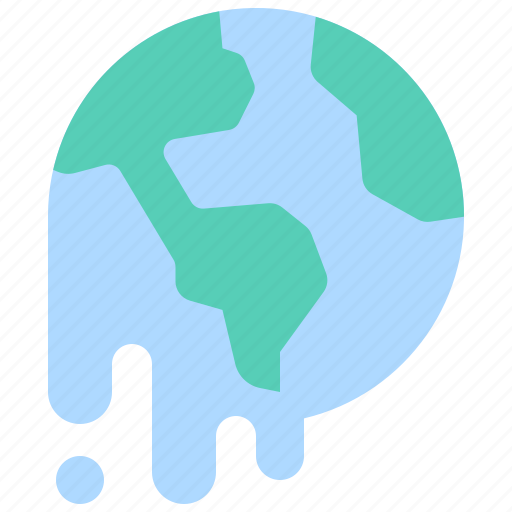 Climate, change, melting, global, warming, world, earth icon - Download on Iconfinder