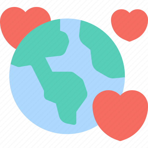 Earth, mother, love, heart icon - Download on Iconfinder