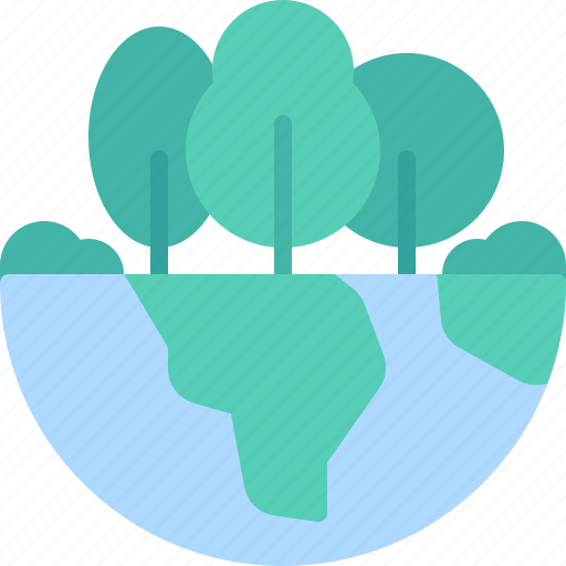 Green, earth, trees, forest, ecology icon - Download on Iconfinder