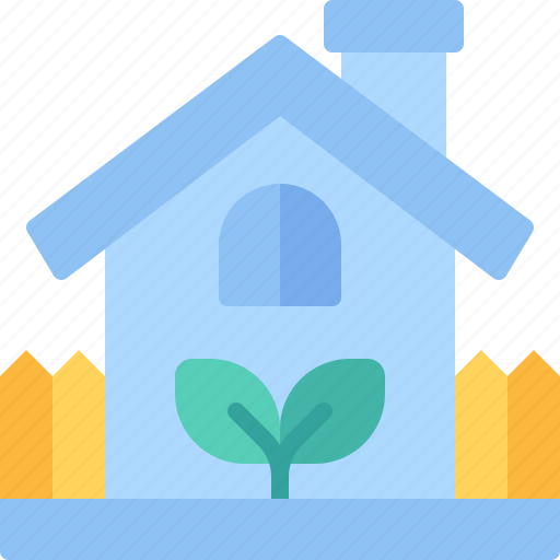 Leaf, eco, house, home, real, estate icon - Download on Iconfinder