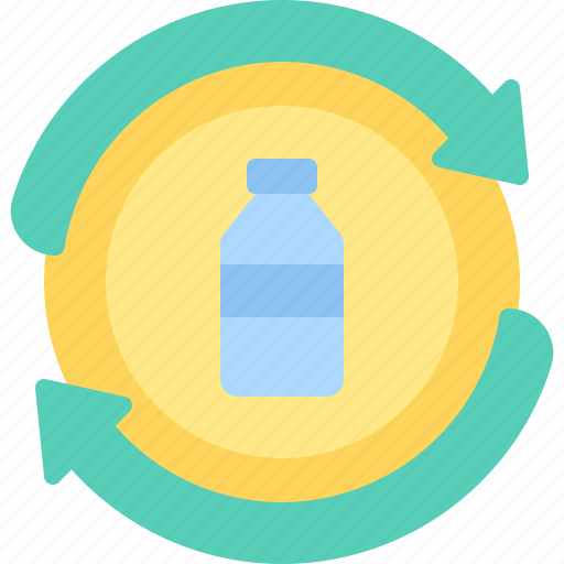 Plastic, recycle, bottle, ecology icon - Download on Iconfinder