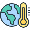 climate, change, global, warming, thermometer, temperature, earth
