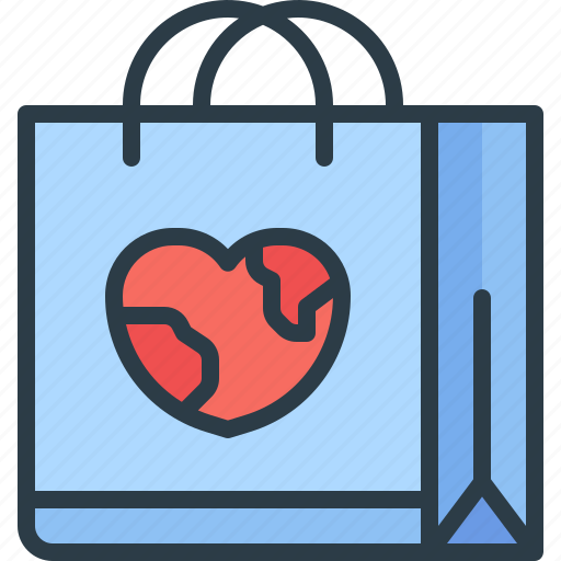 Earth, handbag, ecology, tote, bag, love icon - Download on Iconfinder