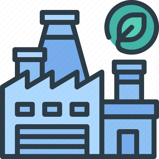Energy, saving, eco, factory, industry, building icon - Download on Iconfinder