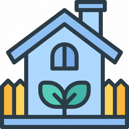 Leaf, eco, house, home, real, estate icon - Download on Iconfinder