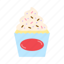 cupcake, dessert, muffin, sweet