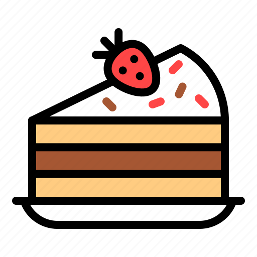 Cakecake, dessert, strawberry, sugar, sweet, sweets icon - Download on Iconfinder
