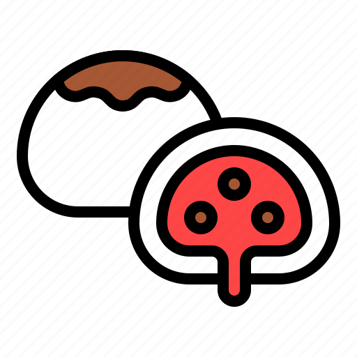 Bread, daifuku, dessert, mochi, sugar, sweet, sweets icon - Download on Iconfinder