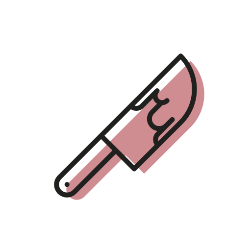 Blood, cut, halloween, killer, knife, scary, sweet icon - Free download