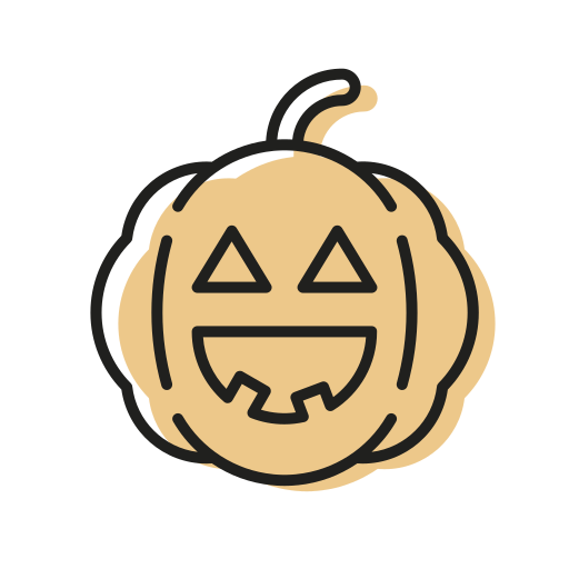 Cute, dead, halloween, pumpkin, scary, smile, sweet icon - Free download