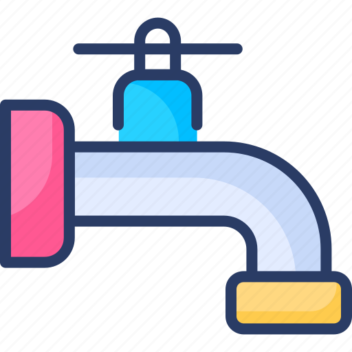Faucet, household, installation, plump, sink, tab, water icon - Download on Iconfinder