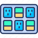 boxes, circuit, control, electricity, plug, switch, switchboard