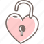 heart, lock, love, open, unlock 