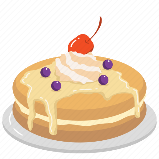Cupcake, cherry, sweet, dessert, cream, bakery, honey icon - Download on Iconfinder