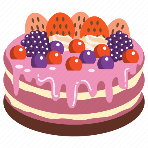 Cake, birthday cake, cheese cake, strawberry, birthday, celebration, party icon - Download on Iconfinder